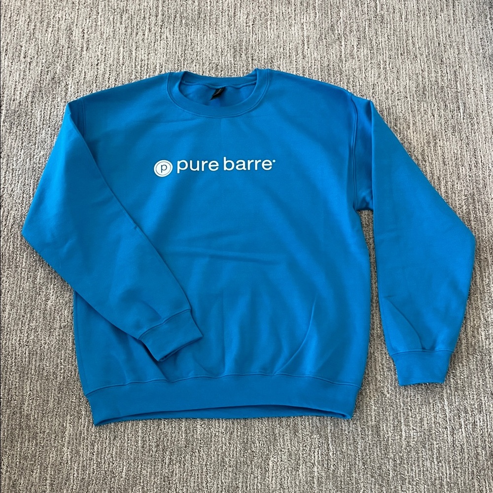 Private Label Bright Blue Crewneck Sweater